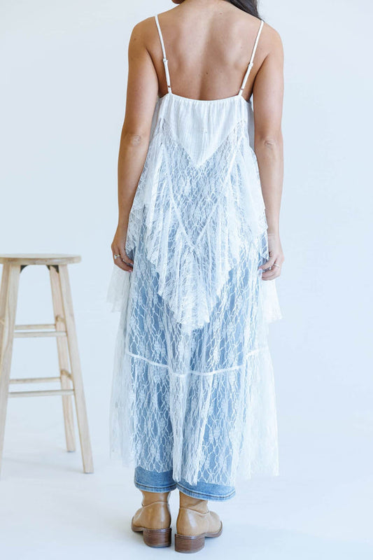 Drifting Away Lace Top