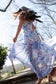 Hydrangea House Maxi Dress
