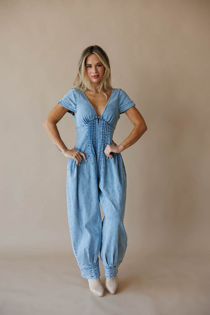 [Pre-Order!] Stevie Denim Jumpsuit