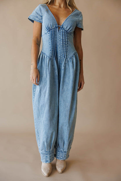[Pre-Order!] Stevie Denim Jumpsuit