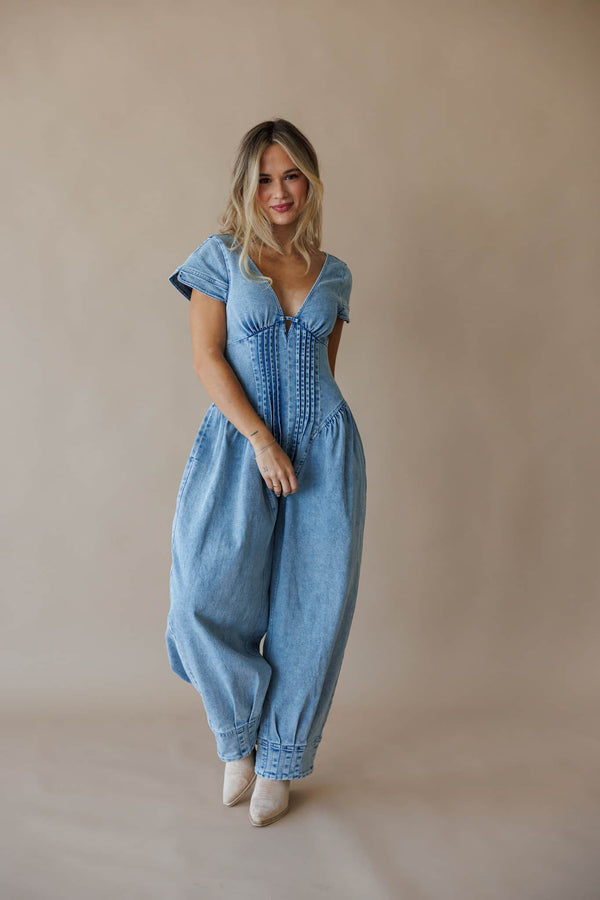 [Pre-Order!] Stevie Denim Jumpsuit