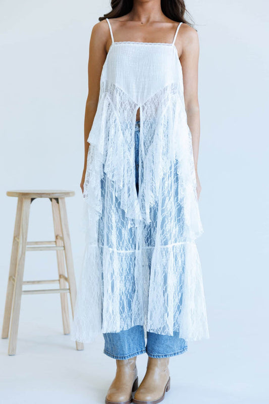 Drifting Away Lace Top